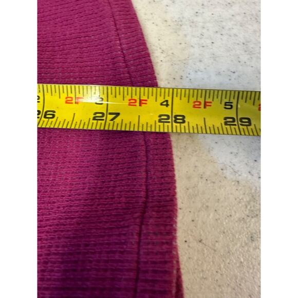 SOFT SURROUNDINGS Mixed Button Long Sleeve Tunic Size M Lined Pink/Purple E7 - Picture 7 of 7